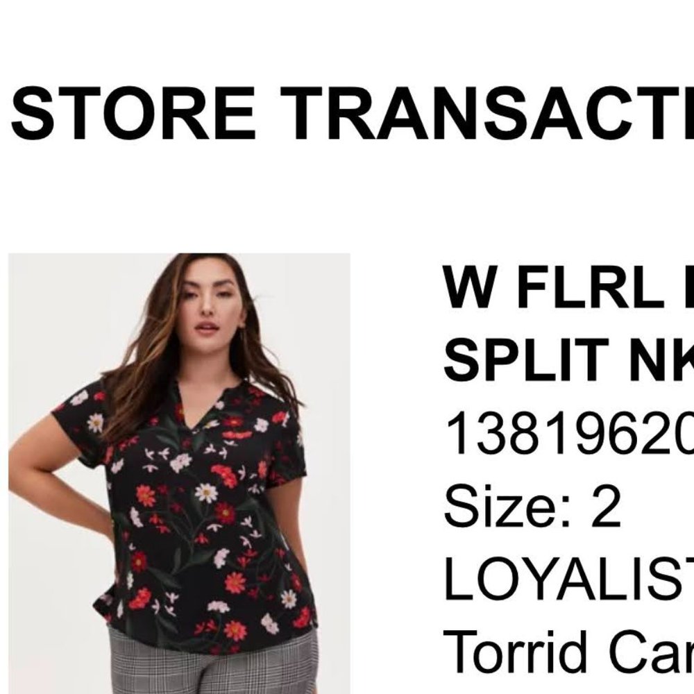 Floral print, Georgette top